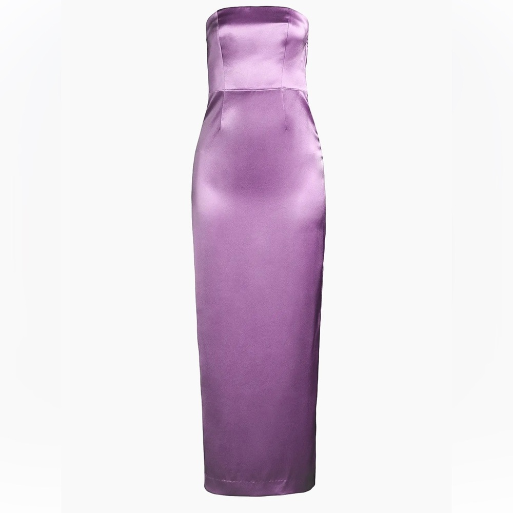 Riva Hammered Satin Dress